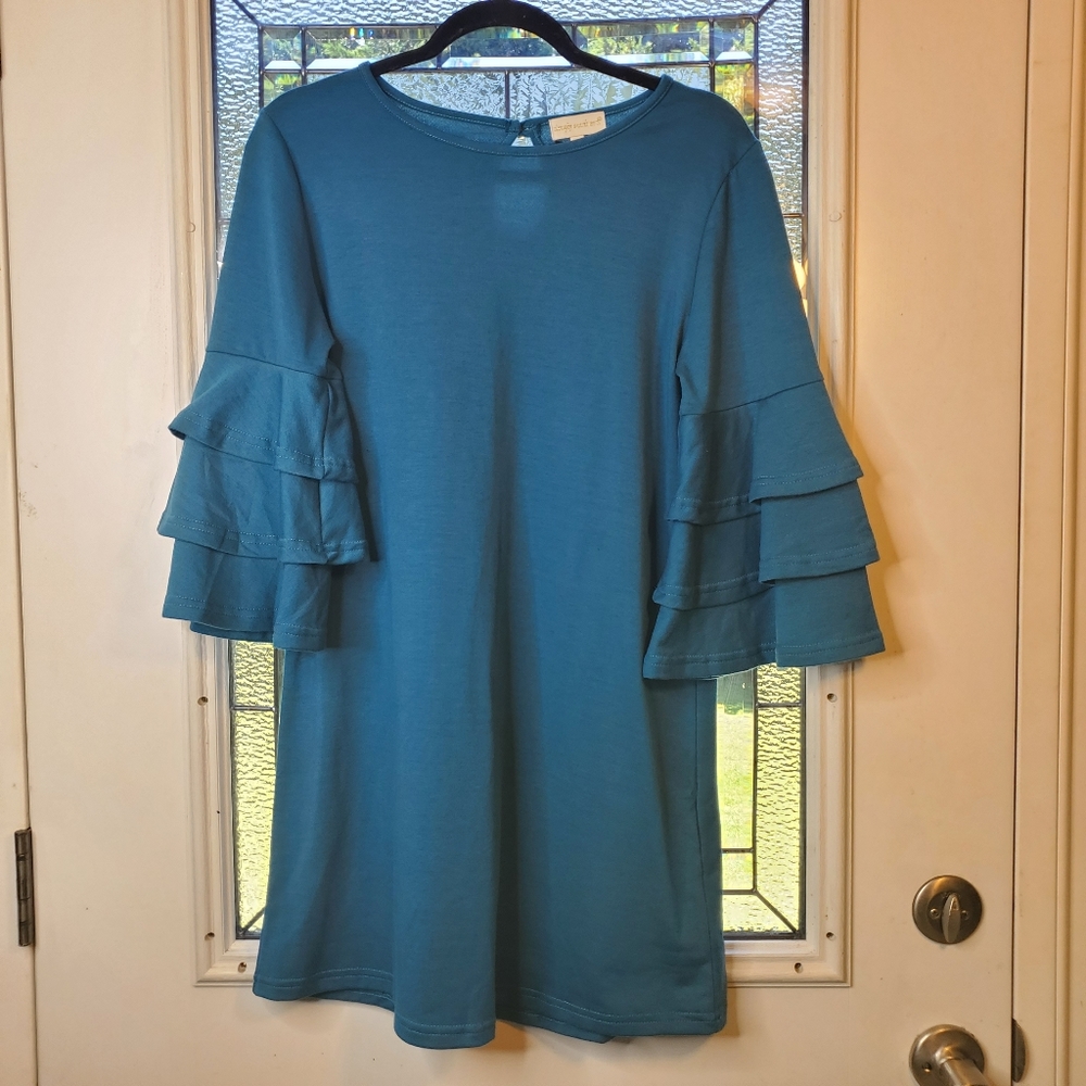SIMPLY SOUTHERN Frill Sleeve Dress